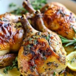 Irresistible Herb Butter Roasted Cornish Hens Recipe