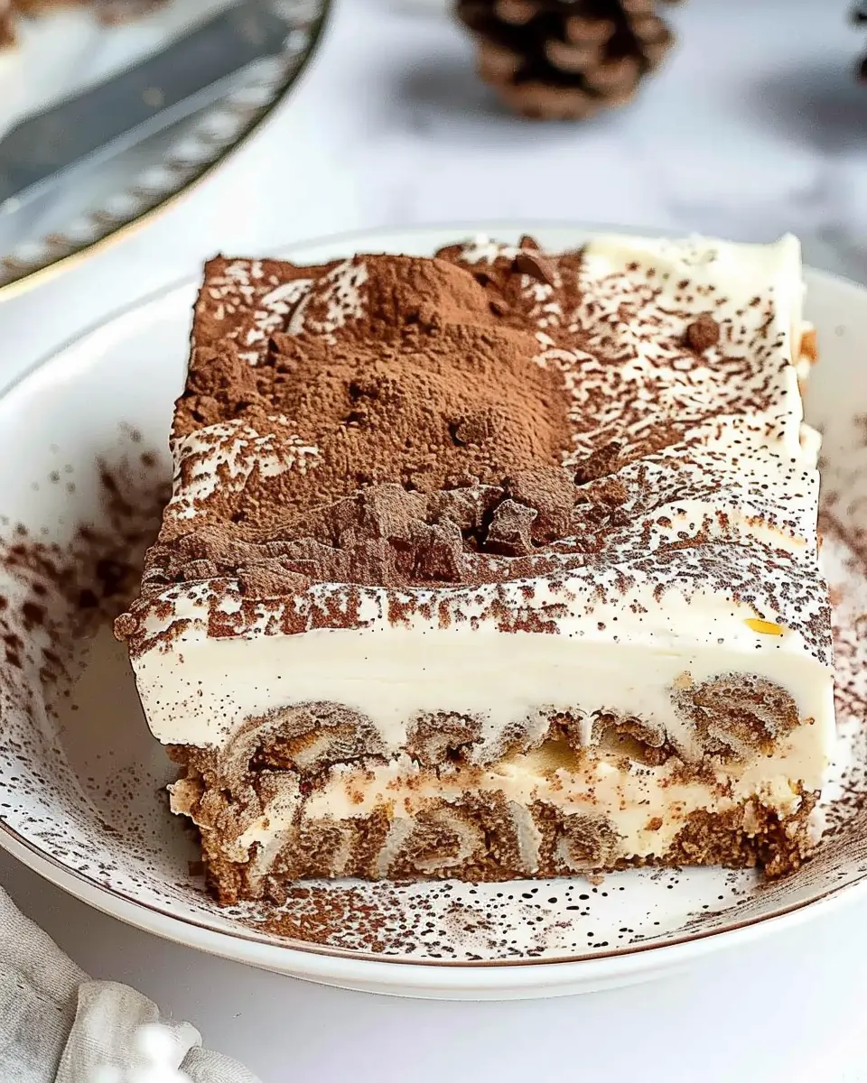 Easy Gingerbread Tiramisu: A Festive Twist on a Classic Delight