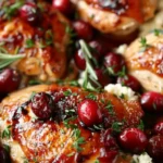 Honey Cranberry Chicken Bake with Ricotta Cheese