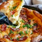 Savory Cheddar & Bacon Dutch Baby