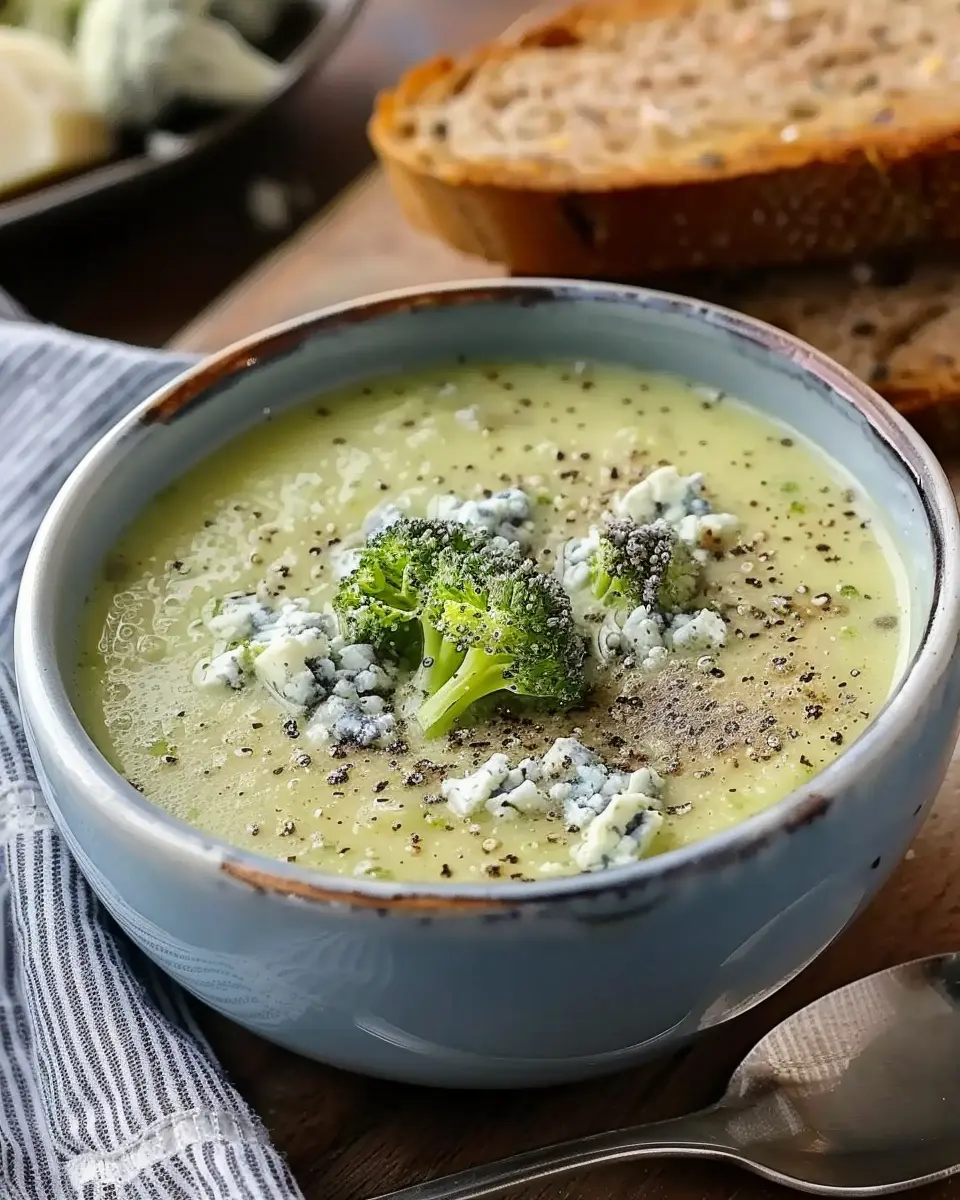 Hearty Broccoli and Blue Cheese Soup for Cozy Nights In
