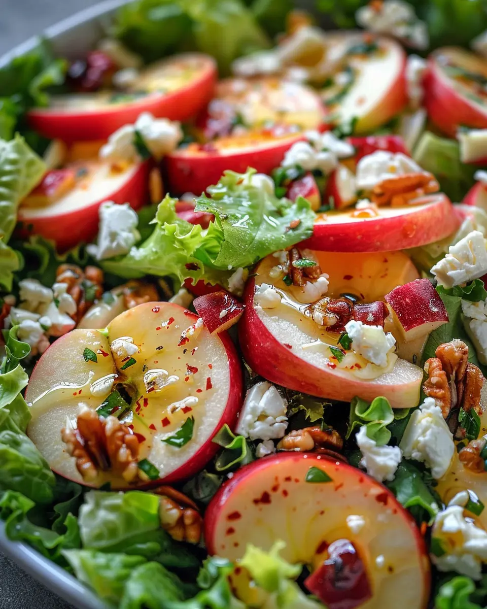 Honeycrisp Apple Feta Salad: Easy, Delicious, and Refreshing Twist