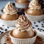 Gingerbread Latte Mousse Domes