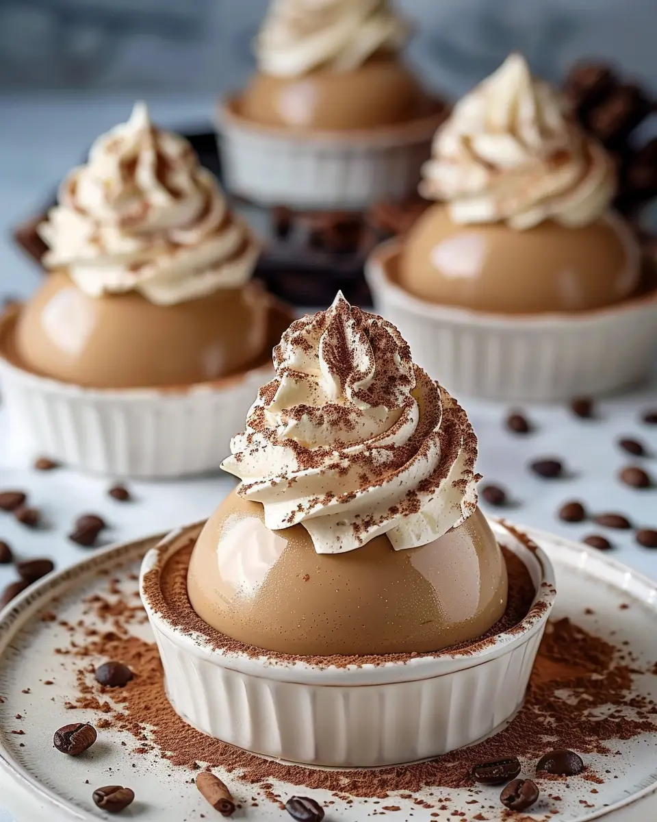 Gingerbread Latte Mousse Domes: The Best Festive Indulgence