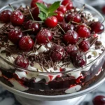 Christmas Black Forest Trifle