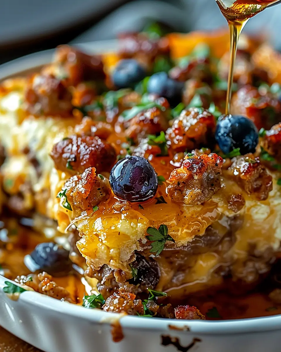 Indulgent Sweet Maple Sausage Breakfast Casserole Your Family Will Love