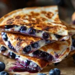 Blueberry Breakfast Quesadilla
