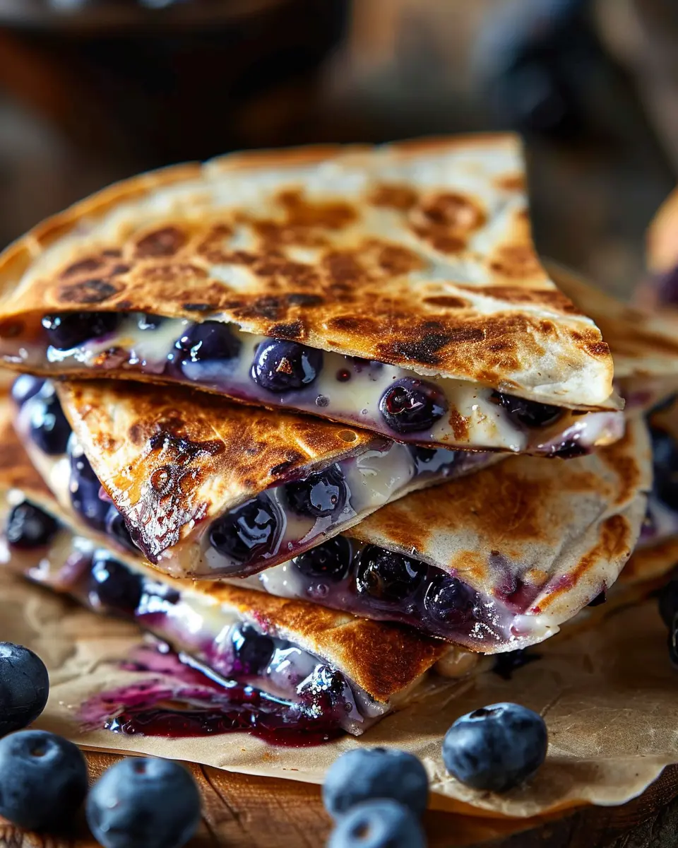 Blueberry Breakfast Quesadilla: Easy &amp; Delicious Morning Treat