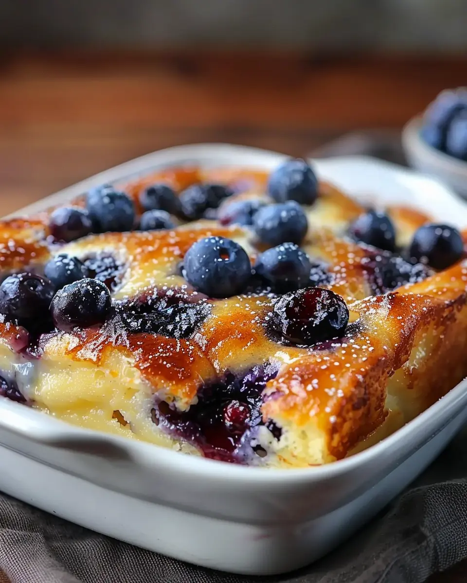 Blueberry Buttermilk Pancake Casserole: The Best Weekend Treat