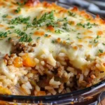 Easy French Onion Ground Beef and Rice Casserole Recipe