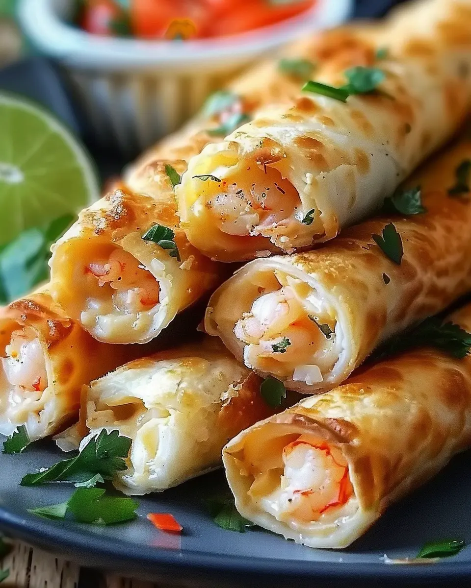 Crispy Crab And Shrimp Queso Taquitos You’ll Love to Make at Home