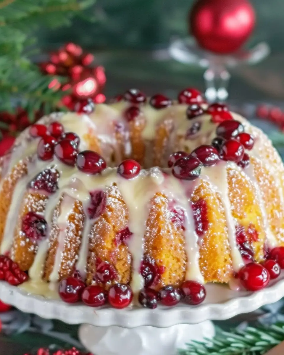Cranberry Orange Bundt Cake: The Best Cozy Dessert for Fall