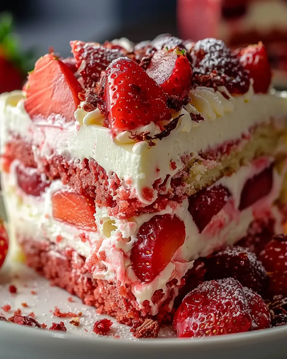Strawberry Earthquake Cake: Indulgent Dessert to Wow Your Guests