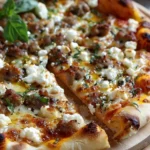Hot Sausage Feta Honey Pizza – Easy Gourmet Pizza Recipe