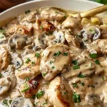 Rich Chicken Stroganoff