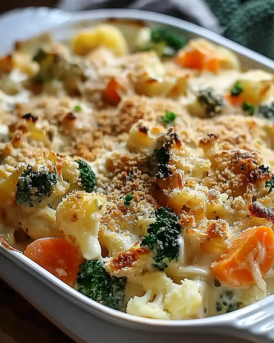 Creamy Winter Vegetable Casserole: Indulgent Comfort for Cold Nights