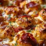 Bubble Up Biscuit Pizza Casserole