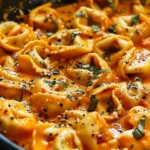One-Pot Spicy Garlic Butter Chicken Tortellini