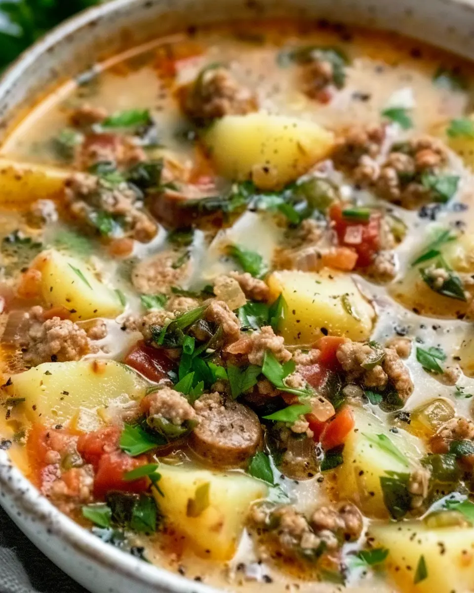 Cozy Italian Sausage and Potato Soup: A Hearty Comfort Dish