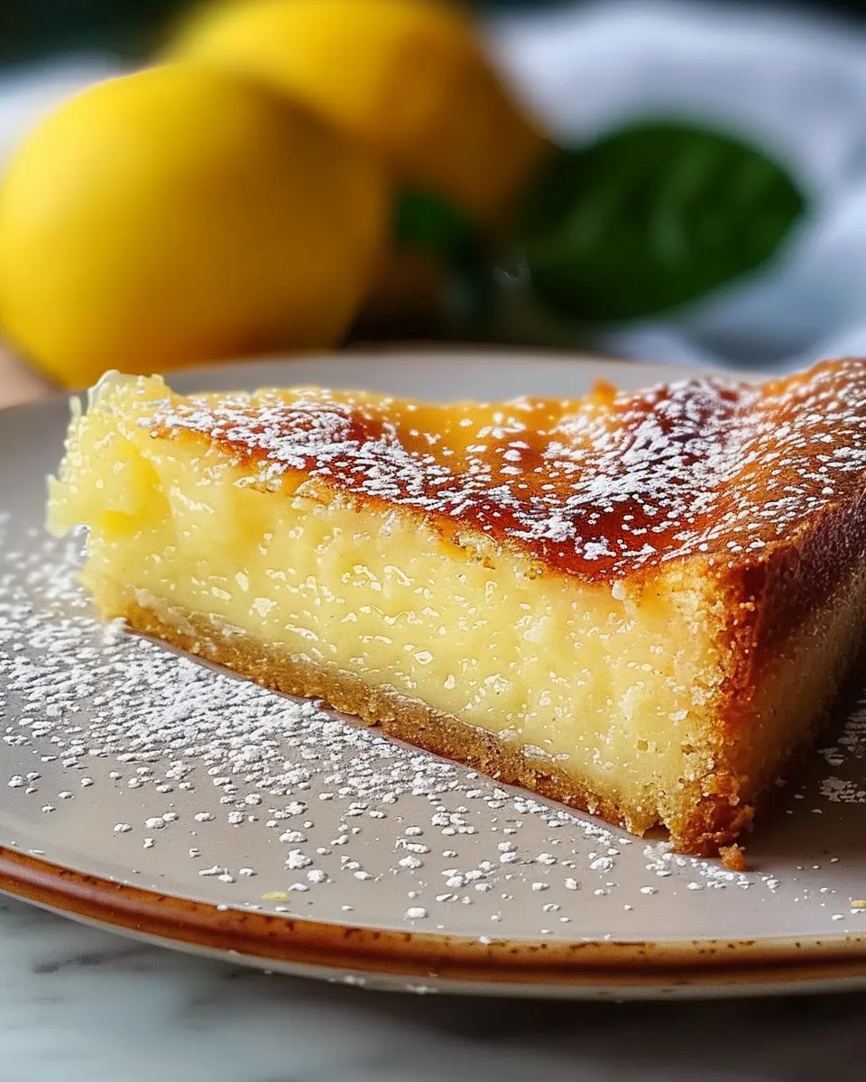 Italian Grandma’s Lemon Custard Cake: The Best Homemade Treat