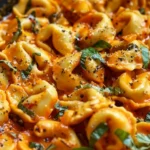 One-Pot Spicy Garlic Butter Chicken Tortellini