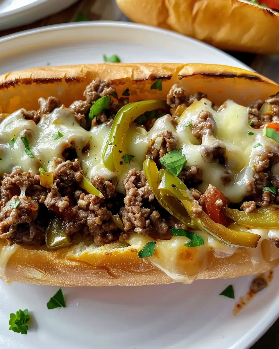 Ground Beef Philly Cheese Steak Recipe: Easy and Indulgent Delight