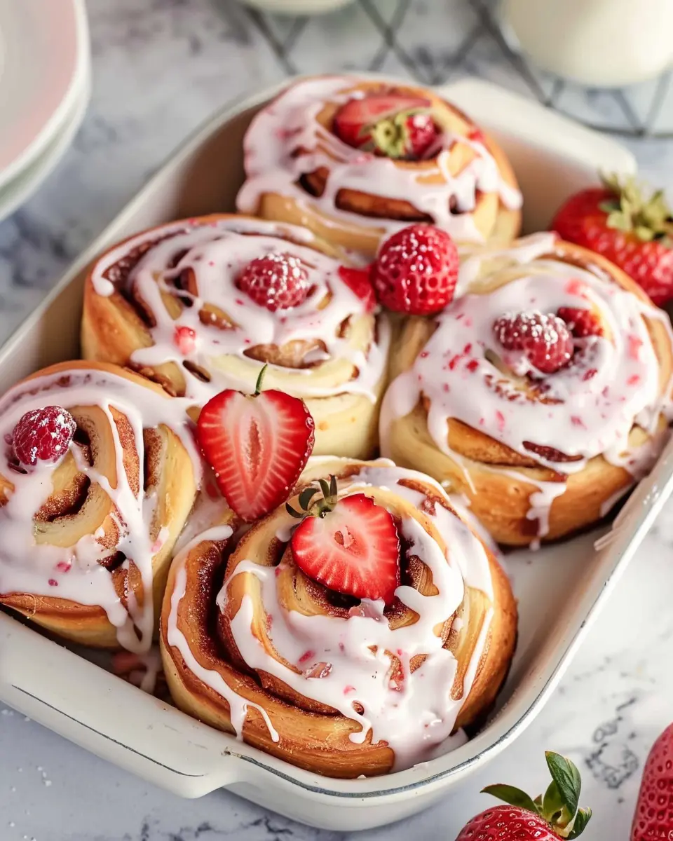 Strawberry Cinnamon Rolls: Easy Recipe for a Sweet Treat