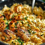 Comforting One-Pot Cajun Chicken Alfredo Orzo in Just 30 Minutes