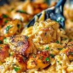 Comforting One-Pot Cajun Chicken Alfredo Orzo in Just 30 Minutes