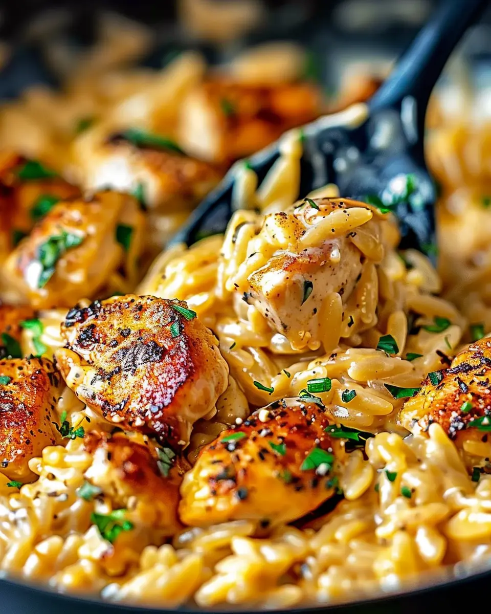 One-Pot Cajun Chicken Alfredo Orzo: Easy Comfort in 30 Minutes