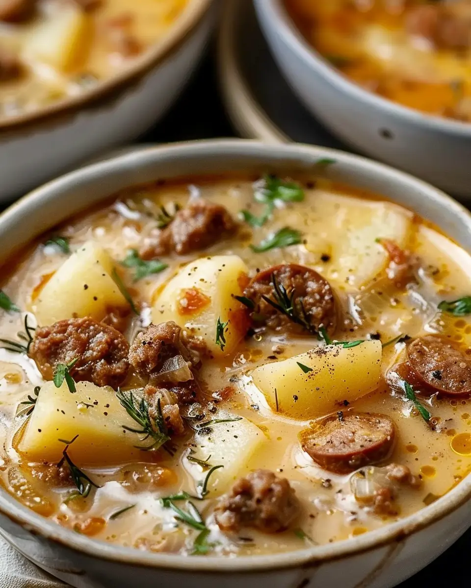 Cozy Italian Sausage and Potato Soup for a Nourishing Meal