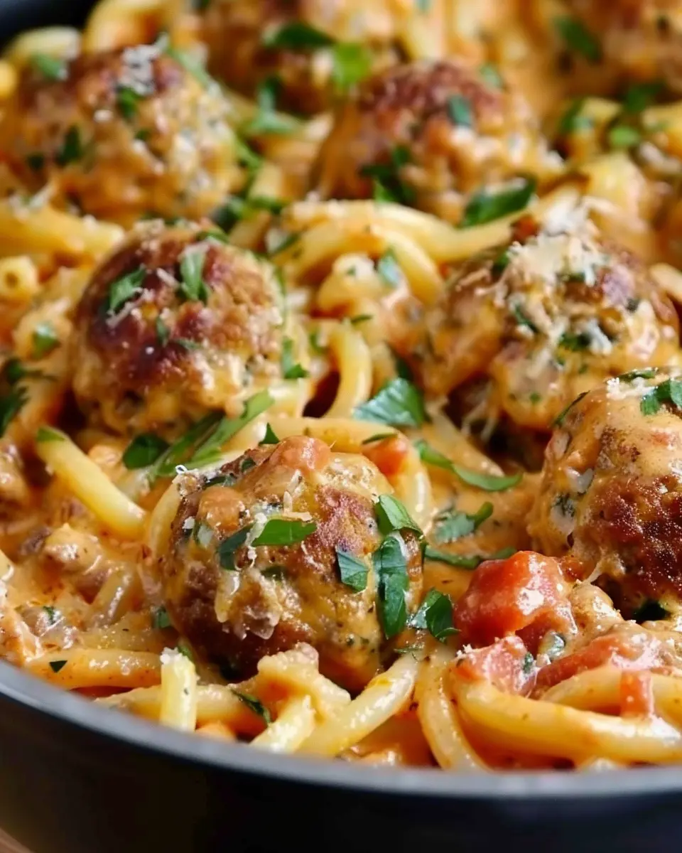 One Pot Creamy Cajun Meatball Pasta: Indulgent Comfort Food Reimagined