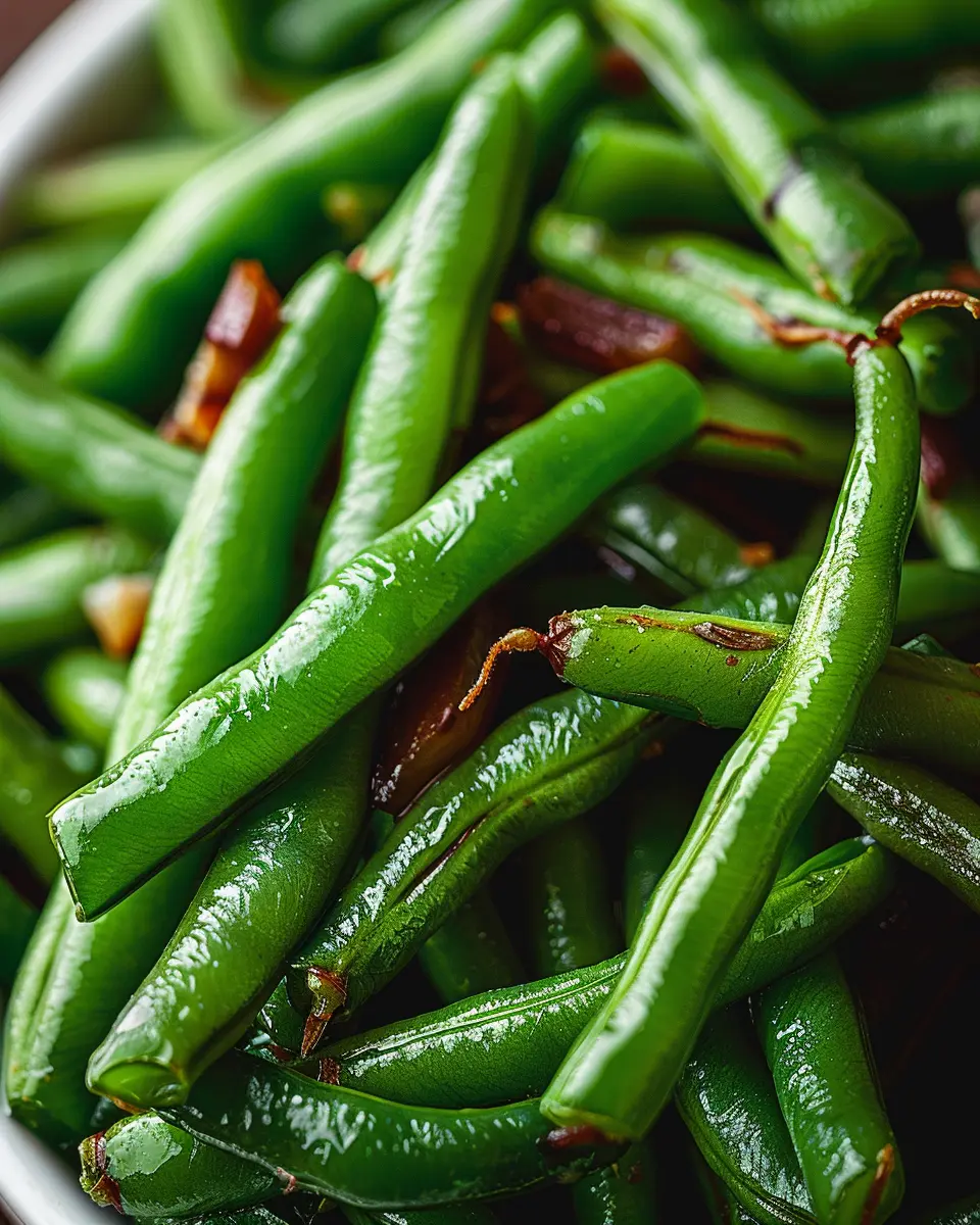 Crack Green Beans with Turkey Bacon: Easy and Delicious Side Dish