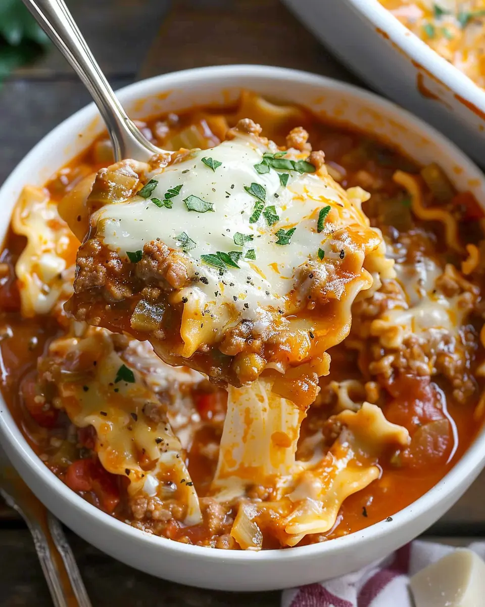 Easy Lasagna Soup Recipe: A Cozy, Family-Friendly Delight