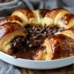 Chocolate Croissant Breakfast Bake