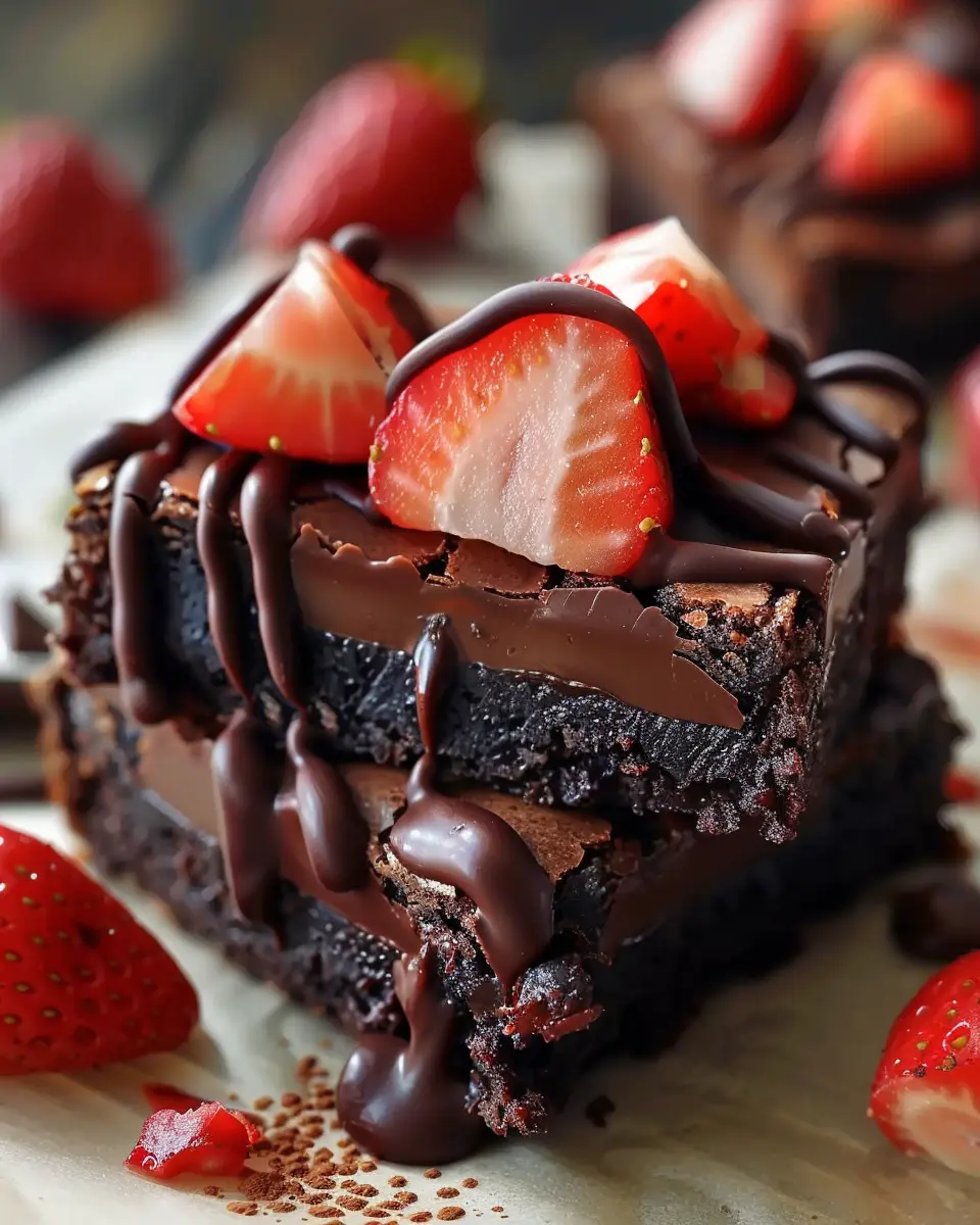 Chocolate Covered Strawberry Brownies: The Best Indulgent Treat