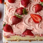 Best Strawberry Sheet Cake