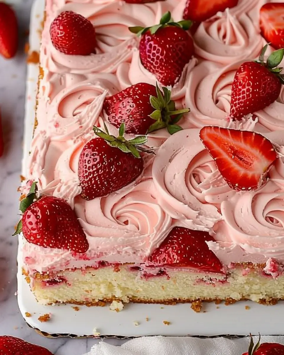 Best Strawberry Sheet Cake Recipe for Sweet Family Moments